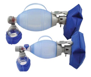 Pallone per Rianimazione Ambu Pluriuso Completo di Maschera e Reservoir per Adulti-0