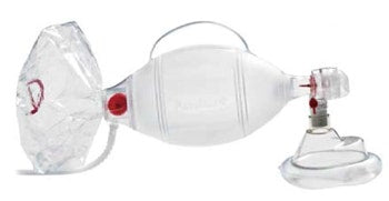 Pallone per Rianimazione Ambu Monouso Completo di Maschera e Reservoir-0