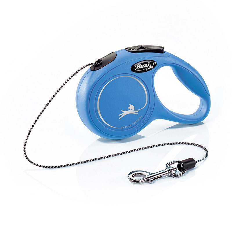 Flexi New Classic In Corda Guinzaglio Per Cani Colore Blu Taglia XS 3m-1