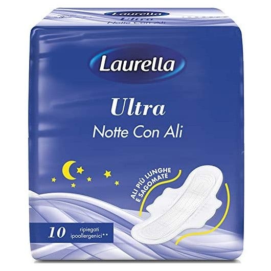 Laurella Assorbenti Ultra Sottili Notte Con Ali 10 Pezzi-1