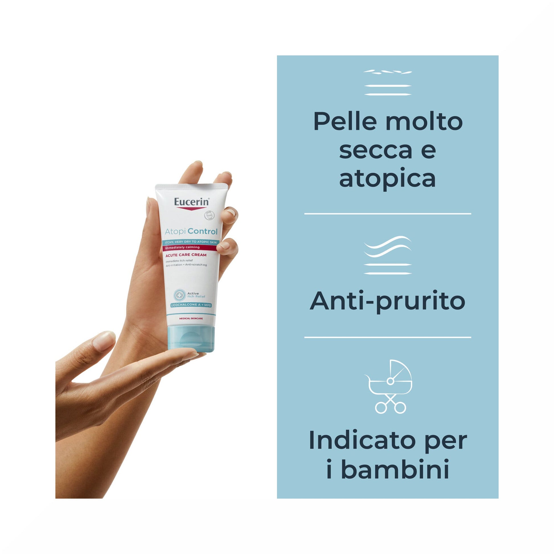 Eucerin AtopiControl Crema Fasi Acute crema corpo 100 ml-3