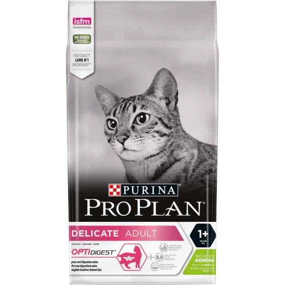 Purina Pro Plan Delicate Adult Gatto Crocchette Agnello Sacco 1,5kg-1