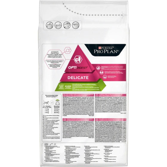 Purina Pro Plan Delicate Adult Gatto Crocchette Agnello Sacco 1,5kg-2