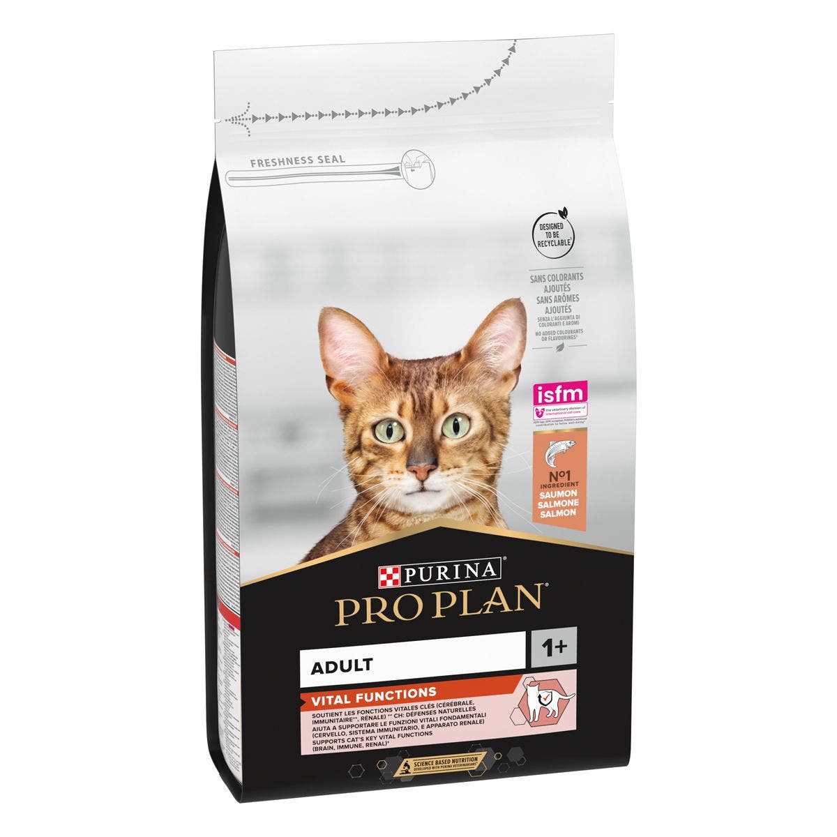 Purina Pro Plan Adult 1+ Vital Functions Cibo Secco Con Salmone Gatti Adulti Sacco 1,5 kg-2
