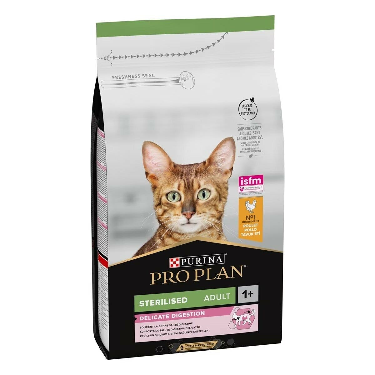 Purina Pro Plan Sterilised Adult 1+ Delicate Digestion Cibo Secco Con Pollo Gatti Adulti Sacco 1,5 kg-3
