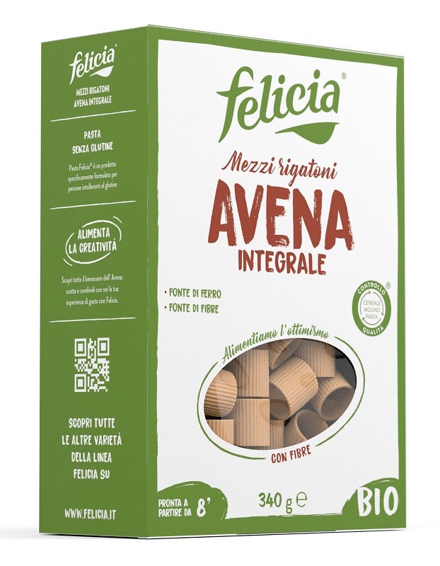 Felicia Mezzi Rigatoni Avena 340 g-0