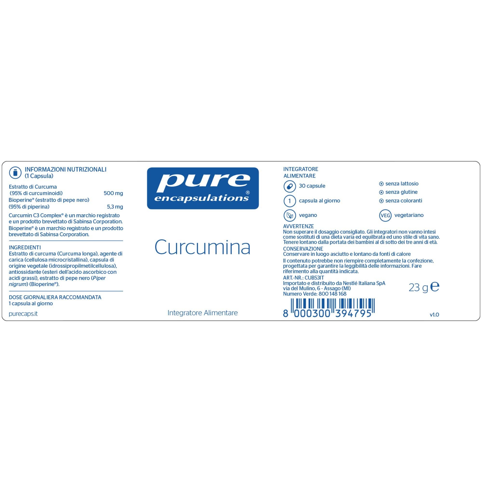 Pure Encapsulations Curcumina 30 Capsule  - 6