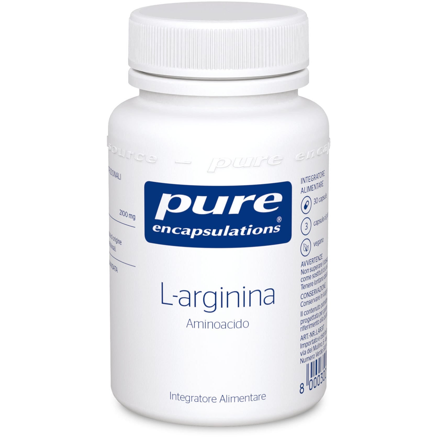Pure Encapsulations L-Arginina 30 Capsule  - 3