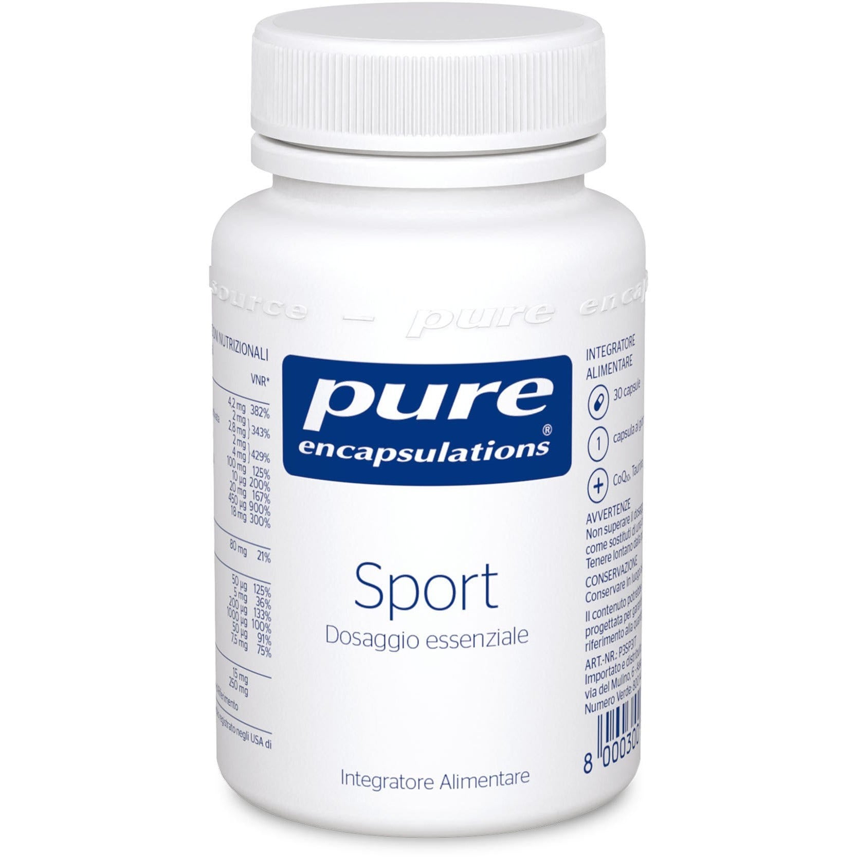 Pure Encapsulations Sport 30 Capsule  - 3