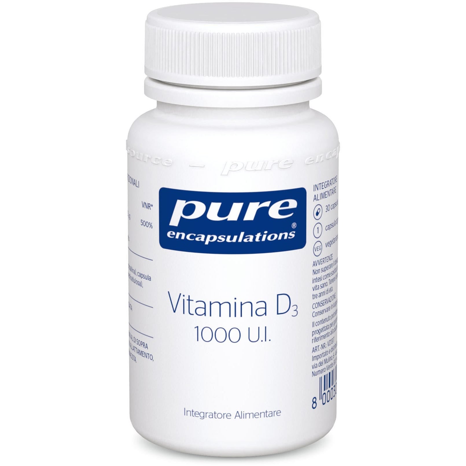 Pure Encapsulations Vitamina D3 30 Capsule  - 3