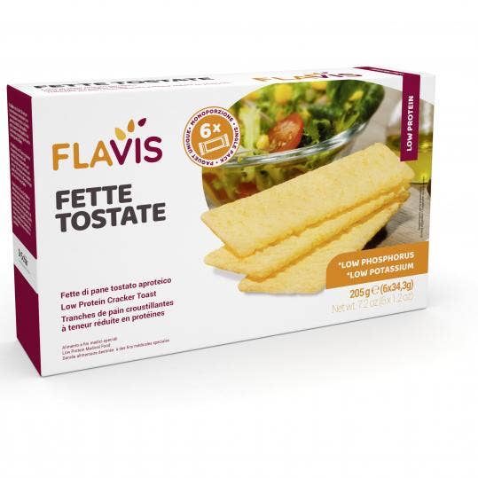 Mevalia Flavis Fette Tostate Aproteiche 205g-1