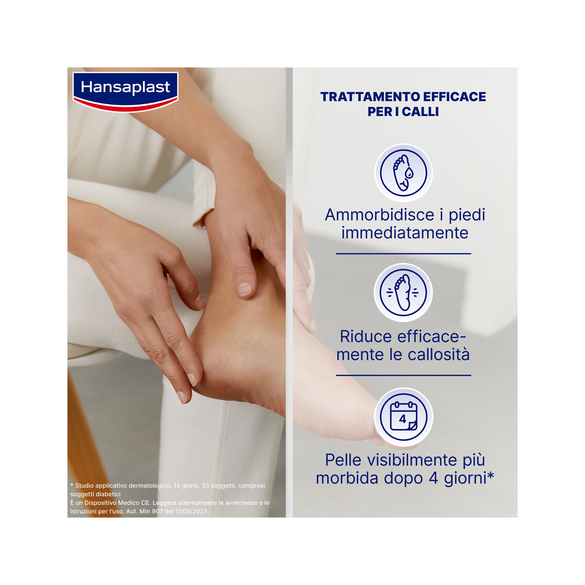 Hansaplast Anti Callus Crema Intensiva E Idratante Piedi Calli Secchi Screpolati 75ml-2