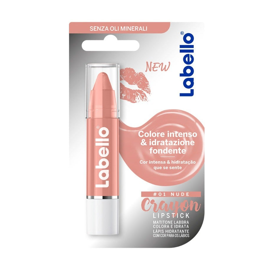 Labello Crayon Lipstick Nude Matitone Labbra Idratante 1 Pezzo-3