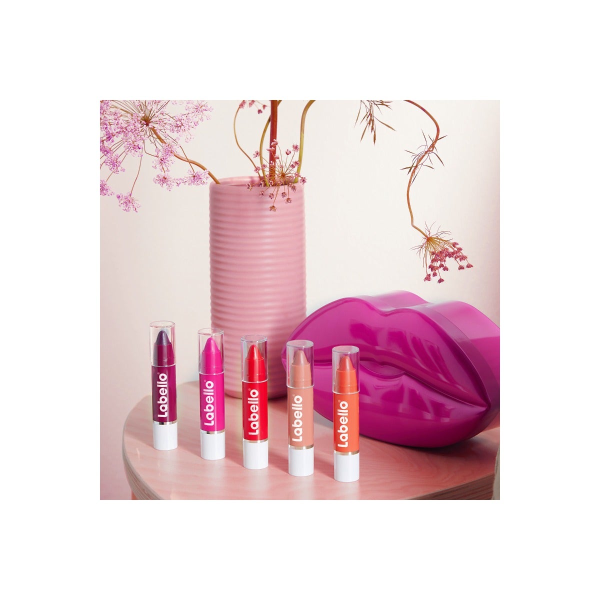Labello Crayon Lipstick Poppy Red Matitone Labbra 1 Pezzo   -9