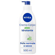 Nivea Crema Corpo Aloe Idratante 72h Per Pelle Secca O Normale 500ml-1