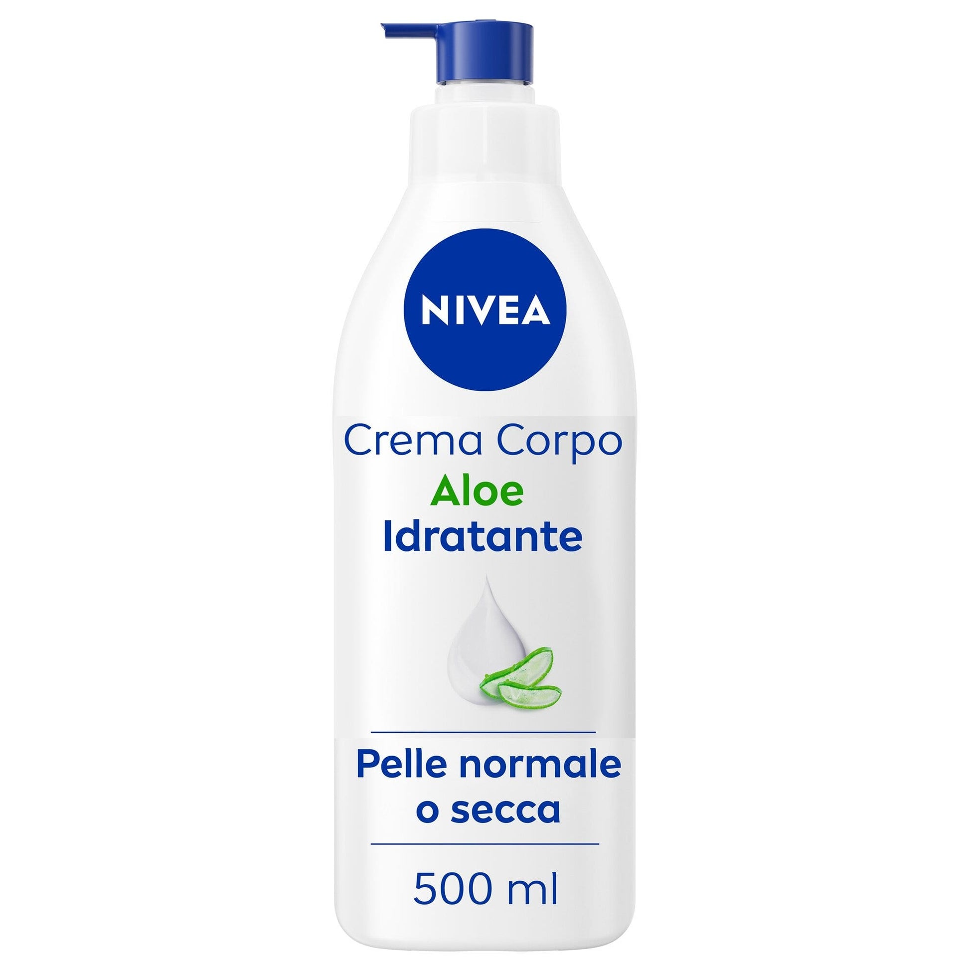 Nivea Crema Corpo Aloe Idratante 72h Per Pelle Secca O Normale 500ml-1