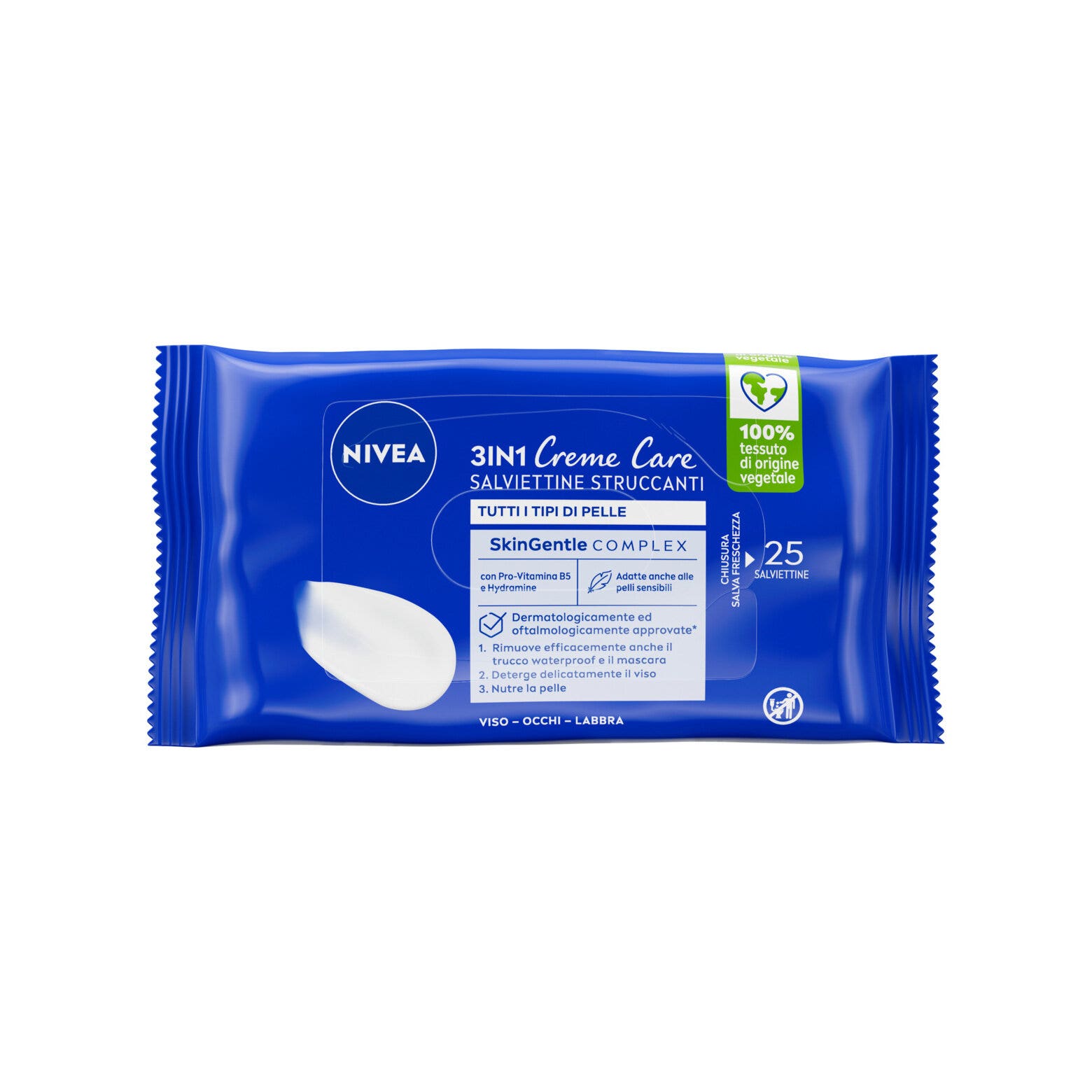 Nivea Creme Care Salviettine Struccanti 25 Pezzi Salviette Delicate E Idratanti Per Uso Giornaliero-8