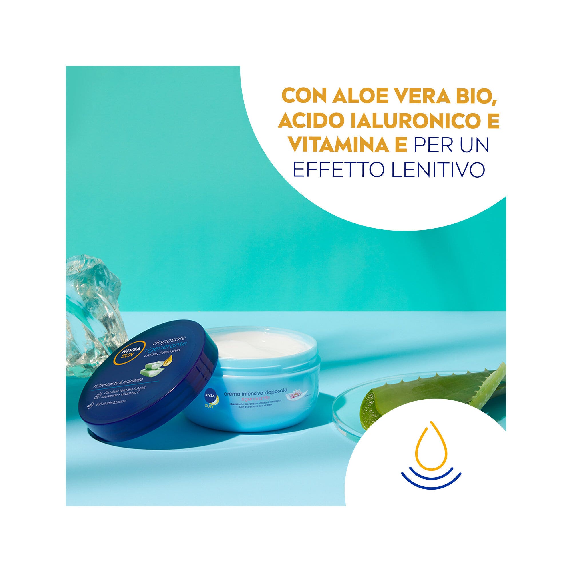 Nivea Sun Doposole Rigenerante Crema Intensiva 300ml Doposole Idratante Per Un Sollievo Immediato-10