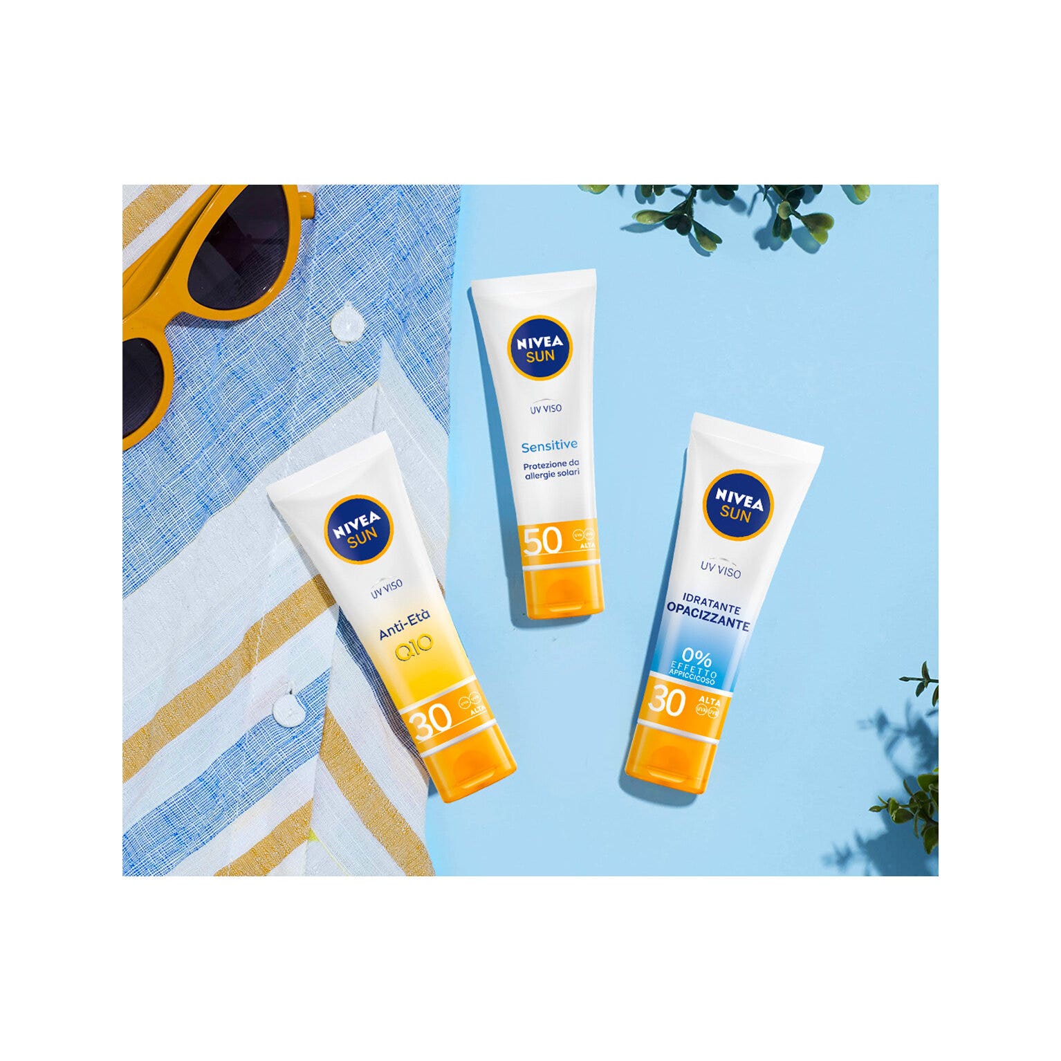 Nivea Sun Uv Viso Sensitive Fp50 50ml Crema Solare Viso Delicata Per Pelli Sensibili-8