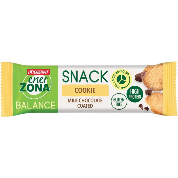 Enerzona Snack Cookie Milk Chocolate 1 Barretta 33g-3