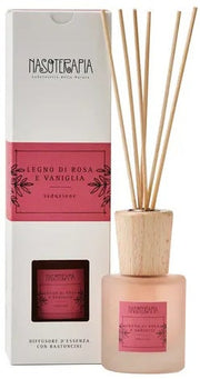 Nasoterapia Diffusore Bastoncini Legno Di Rosa Vaniglia 100ml-3