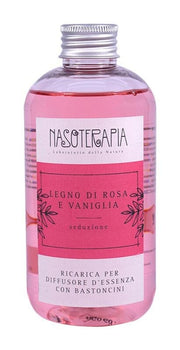 Nasoterapia Ricarica Per Diffusore Bastoncini Legno Di Rosa E Vaniglia 250ml-2