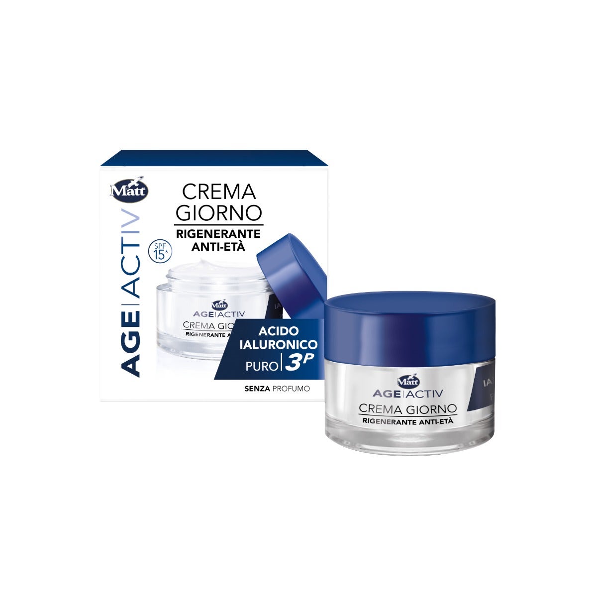 Matt Ageactiv Crema Viso Rigenerante Antietà Giorno SPF15 50ml-4