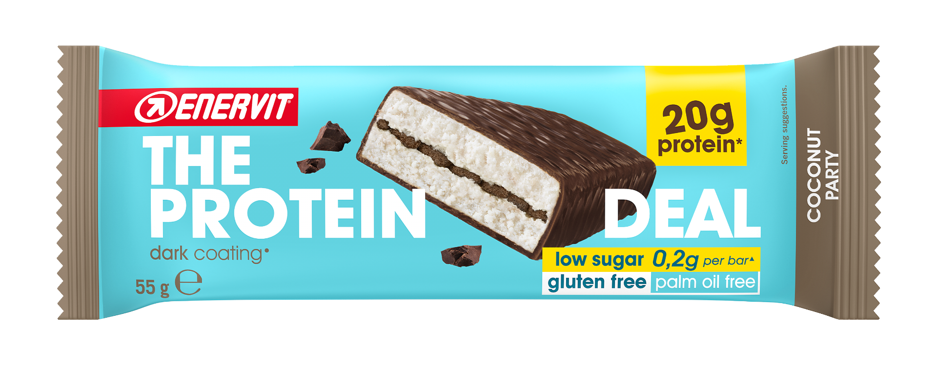 Enervit The Protein Deal Protein Bar Coconut 55g-2