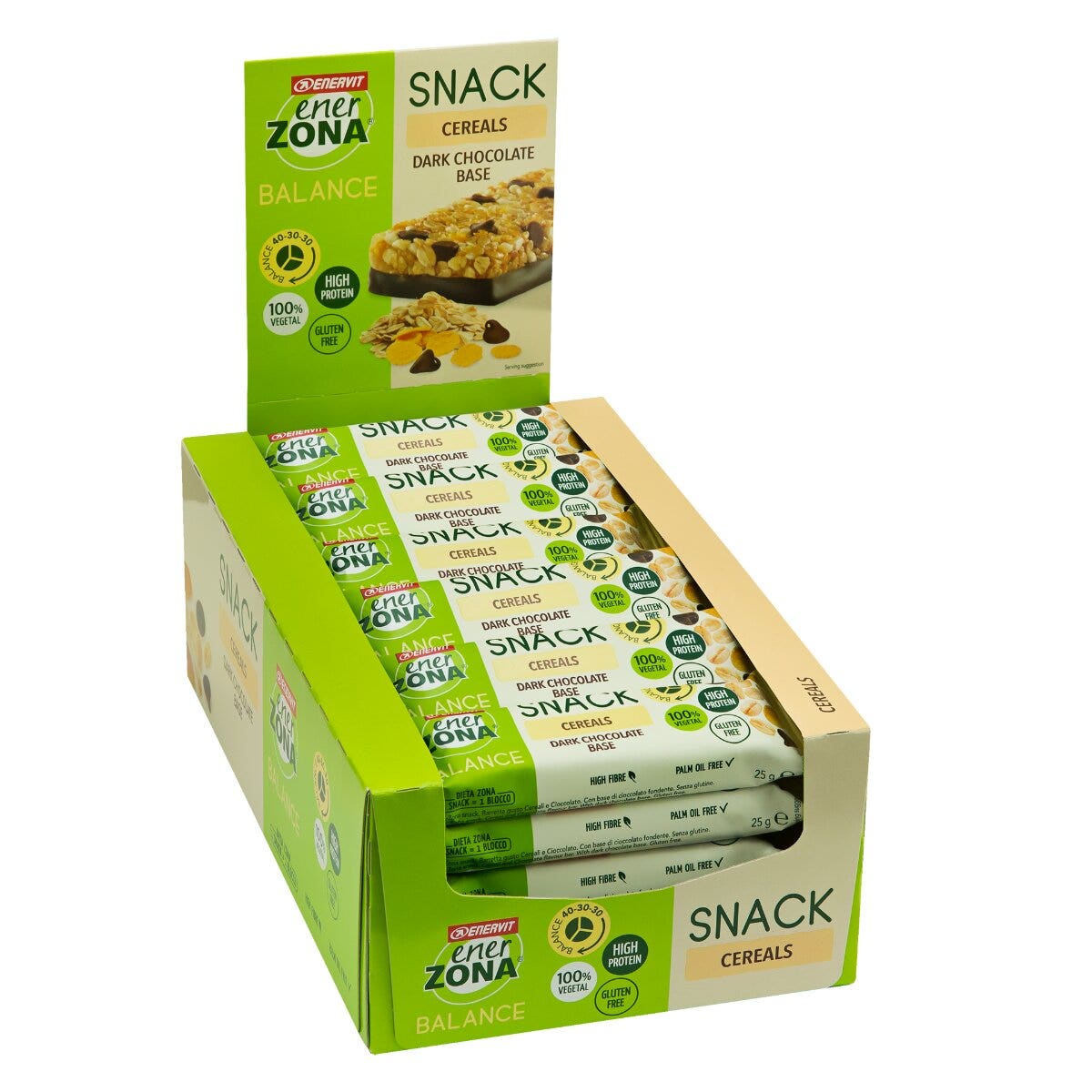 Enerzona Snack Cereals Choco 30 Barrette Da 25g-1