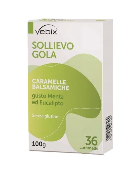 Vebix Nutrients Sollievo Gola 36 Pastiglie Balsamiche-0