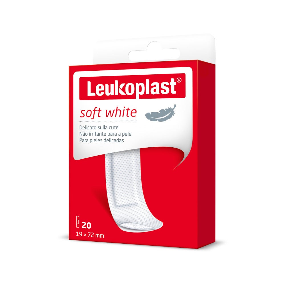 Leukoplast Soft White Cerotti 72mmx19mm 20 Pezzi-4