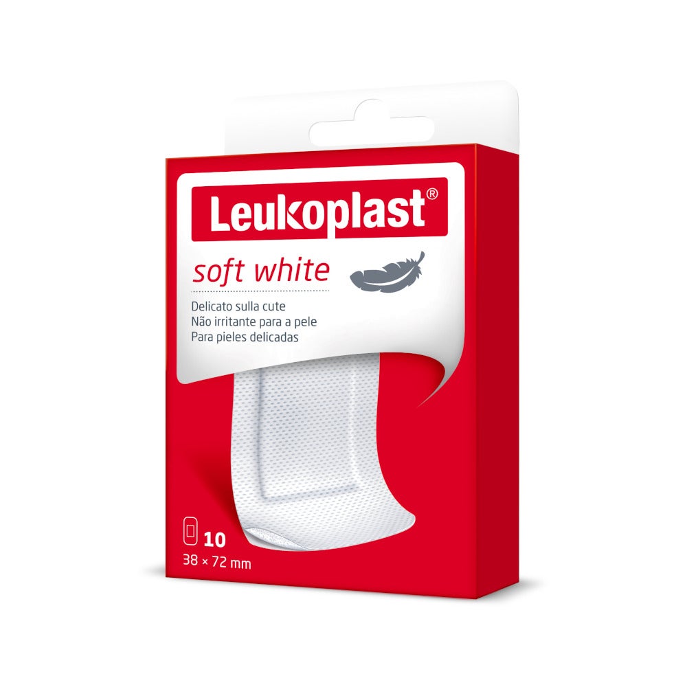 Leukoplast Soft White Cerotti 72mmx38mm 10 Pezzi-4
