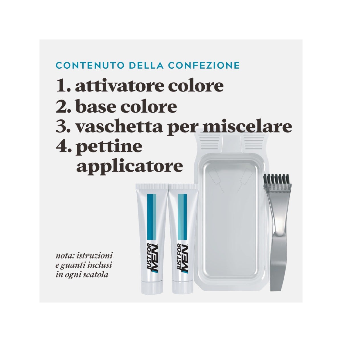 Just For Men Barba&Baffi M45 Castano Scuro 51g-13