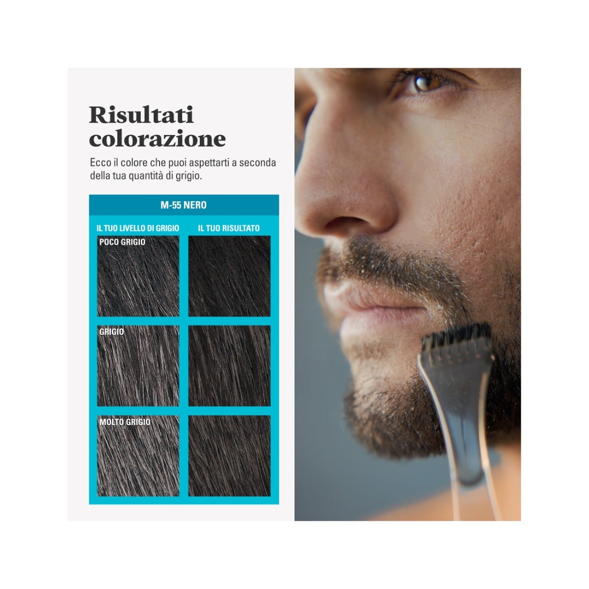 Just For Men Barba&Baffi M55 Nero 51g-9