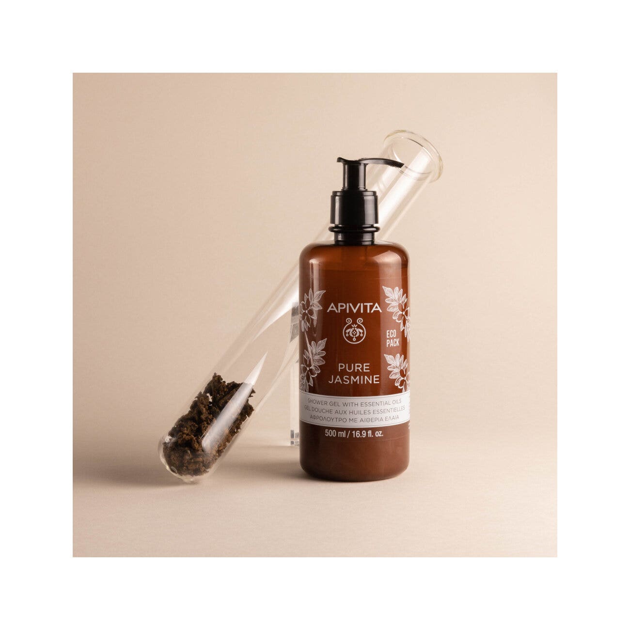 Apivita Gel Doccia Idratante Gelsomino 500ml-8