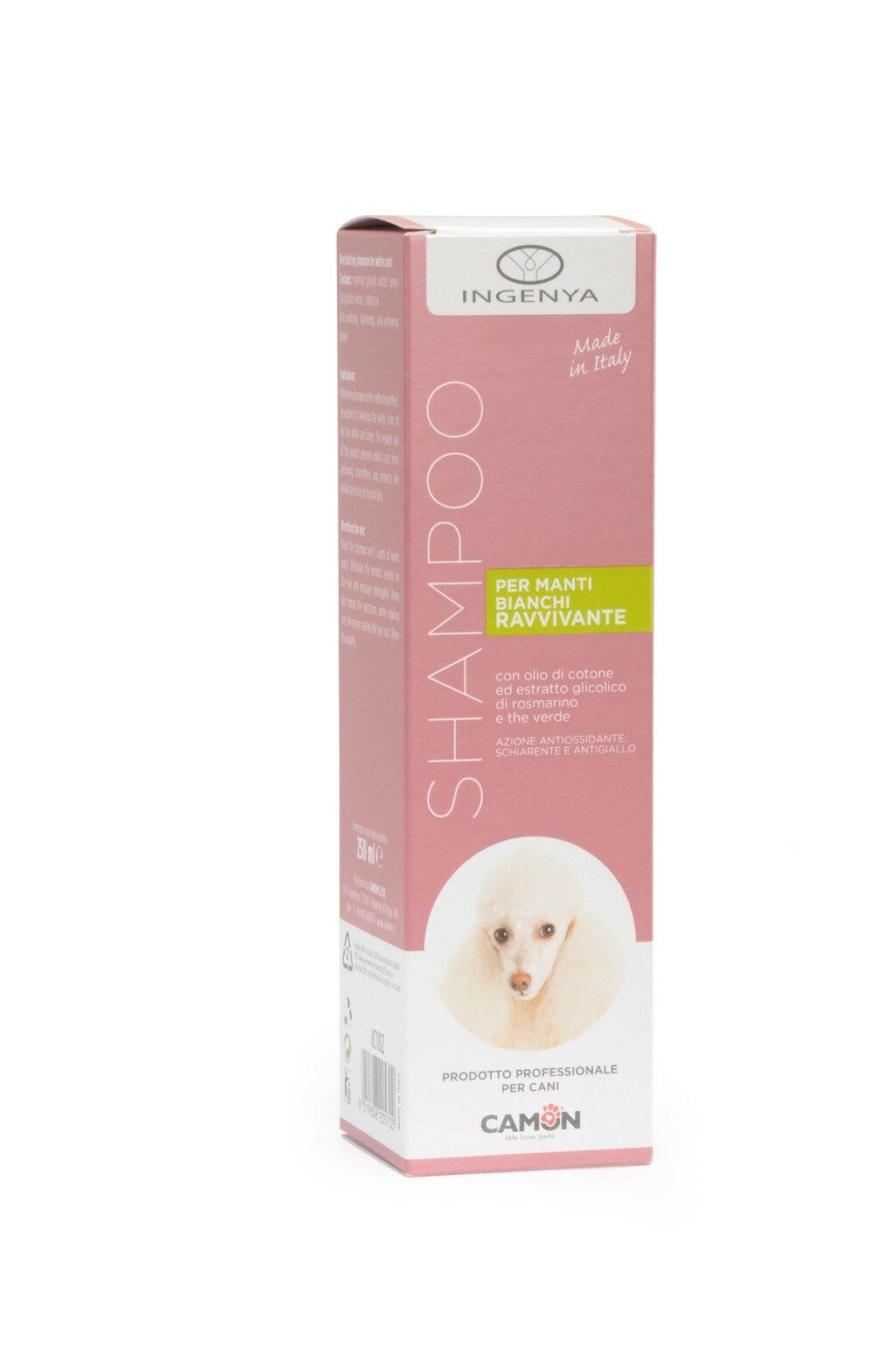 Camon Shampoo Ravvivante Per Manti Bianchi Cani 250ml-2