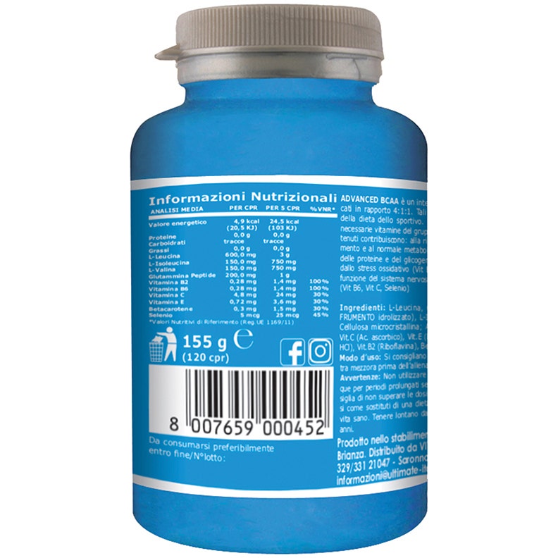 Ultimate Advanced BCAA 120 Compresse  - 4