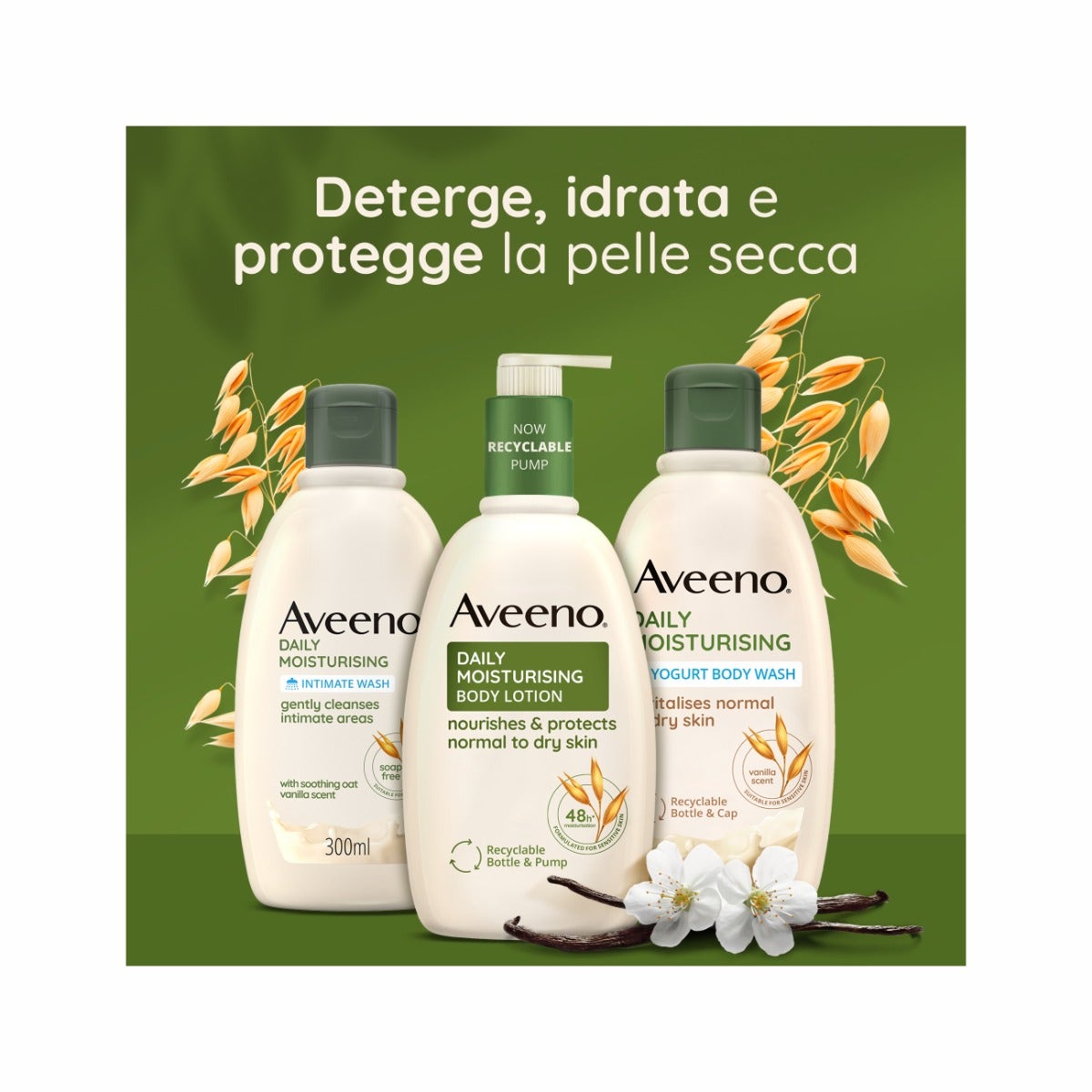 Aveeno Daily Moisturising Bagno Doccia Vaniglia & Avena 300ml-14