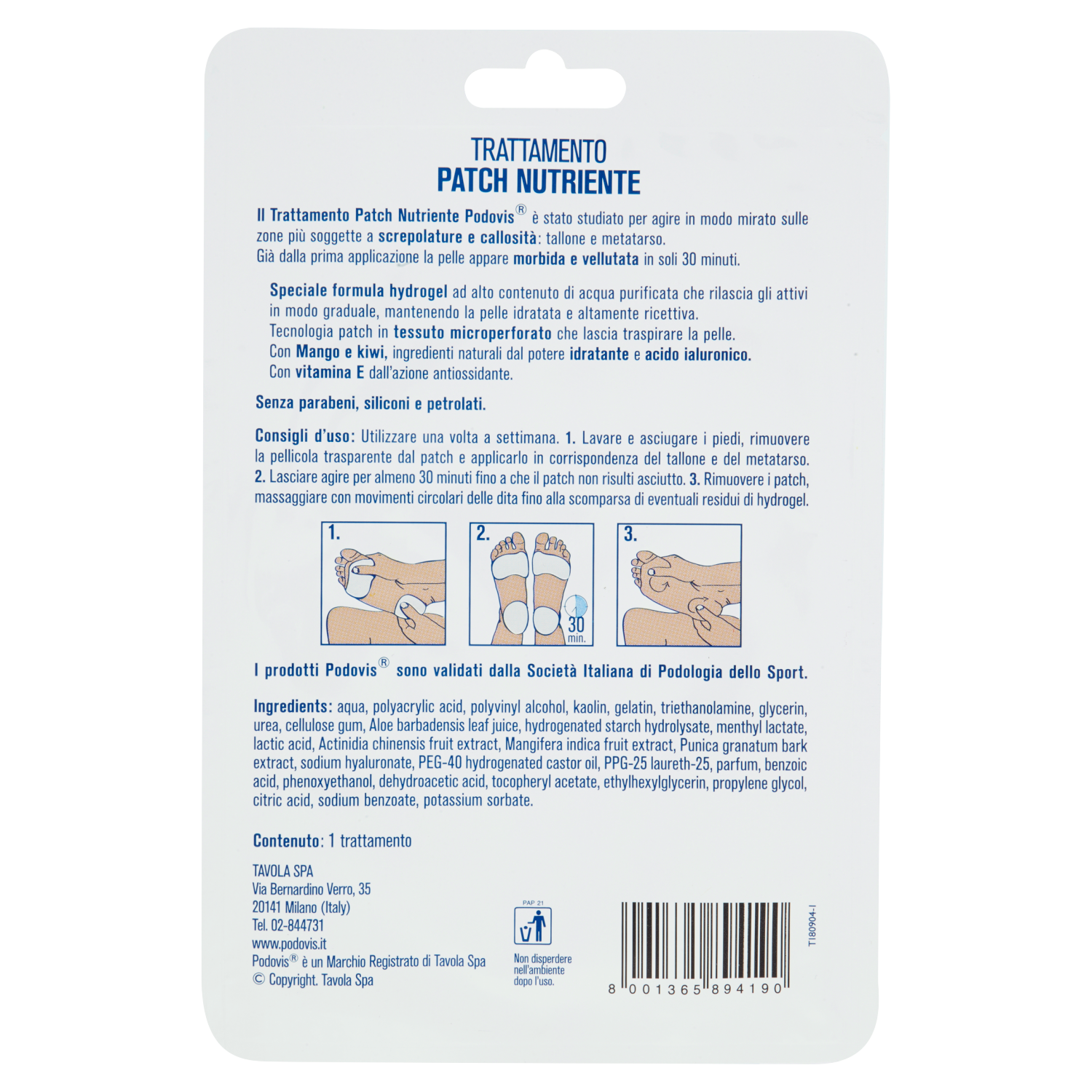 Podovis Trattamento Patch Nutriente  - 3