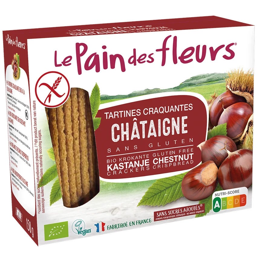 Le Pain Des Fleurs Tartine Bio Tostate Alla Castagna 230g-1