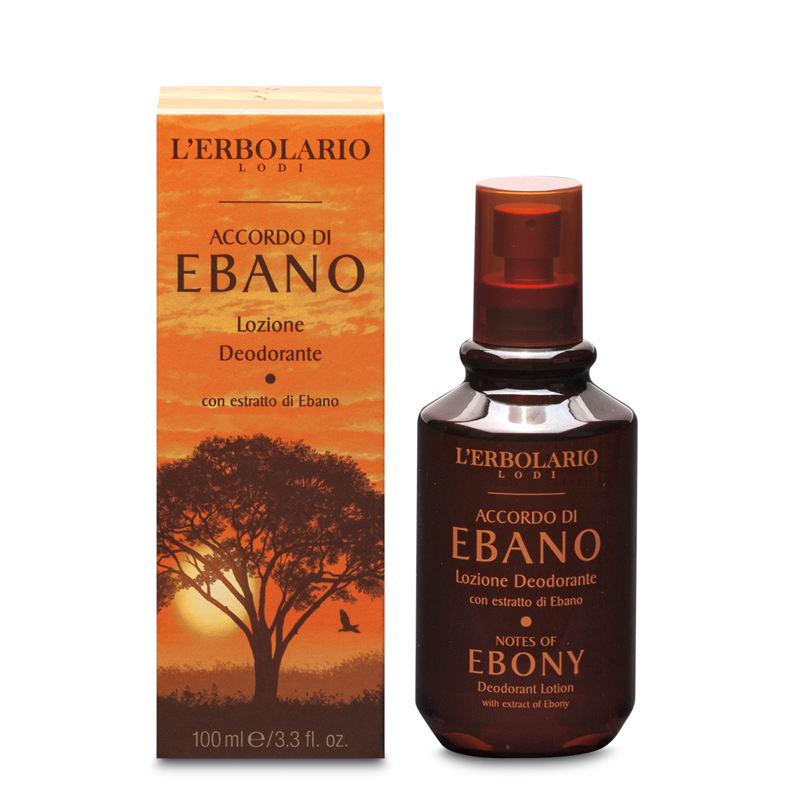 L'Erbolario Accordo Di Ebano Lozione Deodorante Corpo Uomo 100ml-1