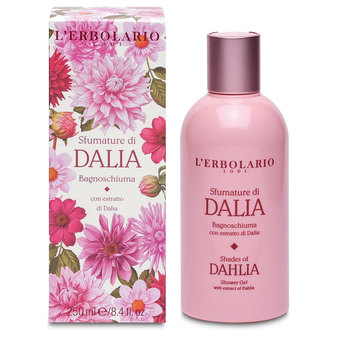L'Erbolario Bagnoschiuma Sfumature Di Dalia Detergente Corpo 250ml-1