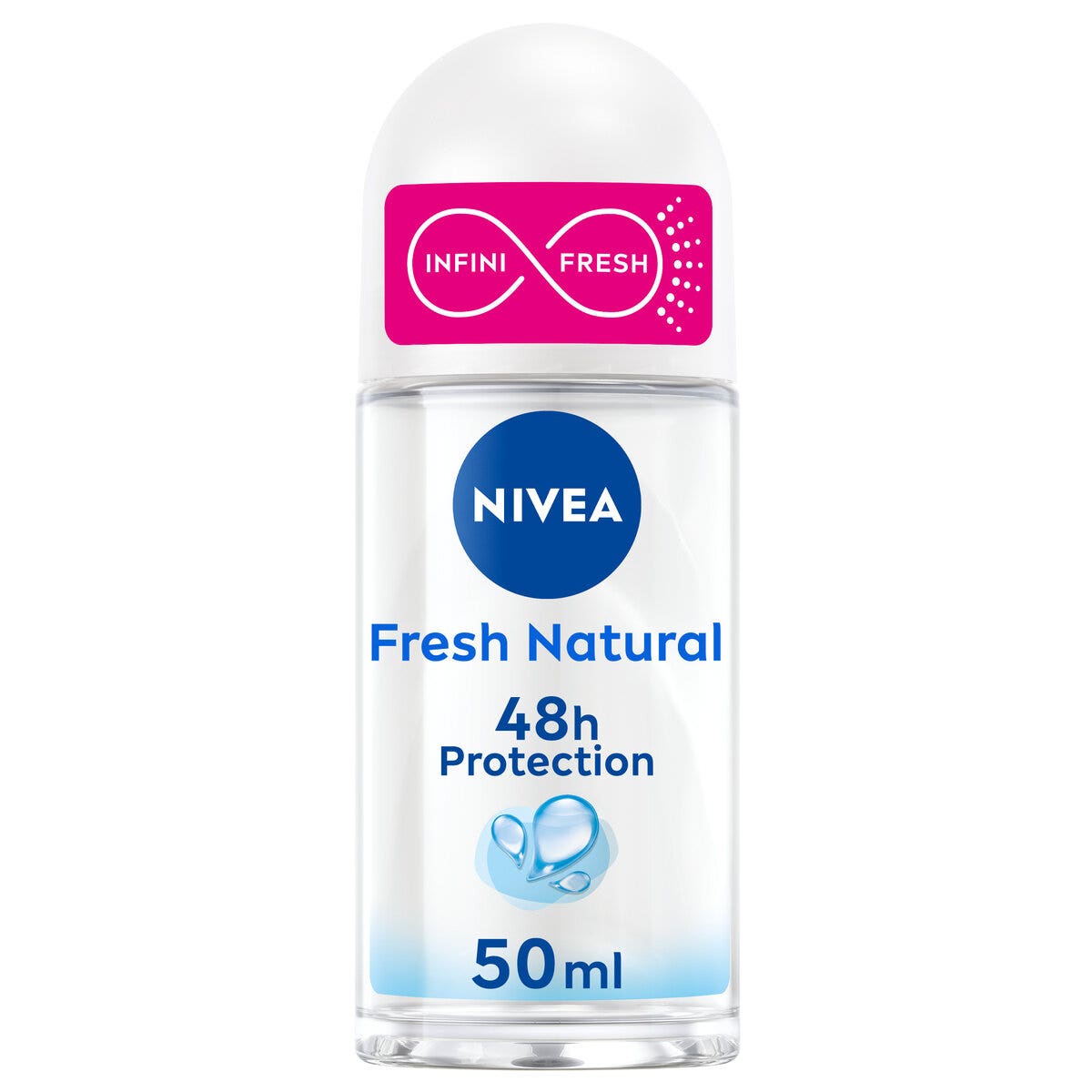 Nivea Fresh Natural Deodorante Roll On 50ml Antitraspirante Per Una Protezione 48h-3