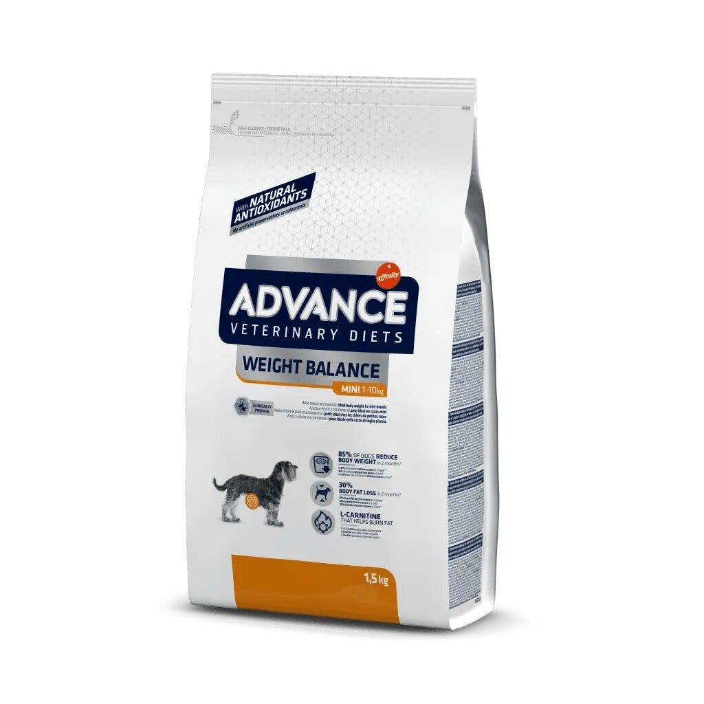 Advance Veterinary Diets Weight Balance Mini Cibo per Cani 1,5kg-1