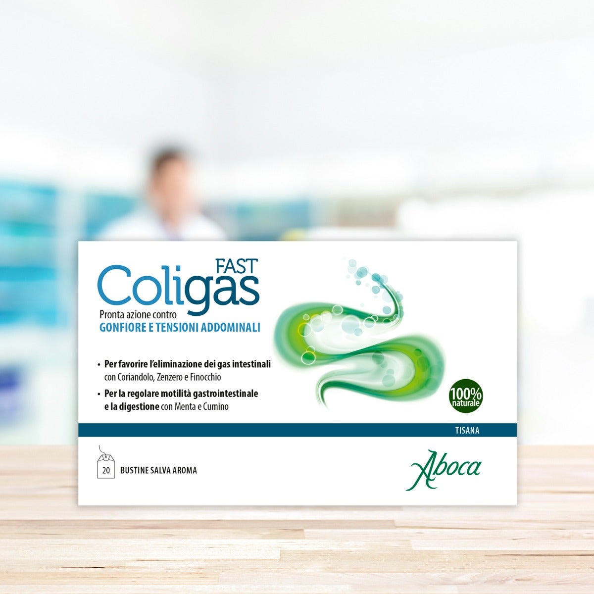 Aboca Coligas Fast Tisana 20 Bustine-3