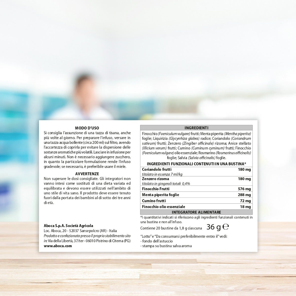 Aboca Coligas Fast Tisana 20 Bustine-5