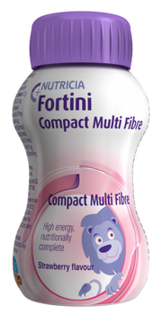 Nutricia Fortini Compact Multi Fibre Gusto Fragola 4x125g-1