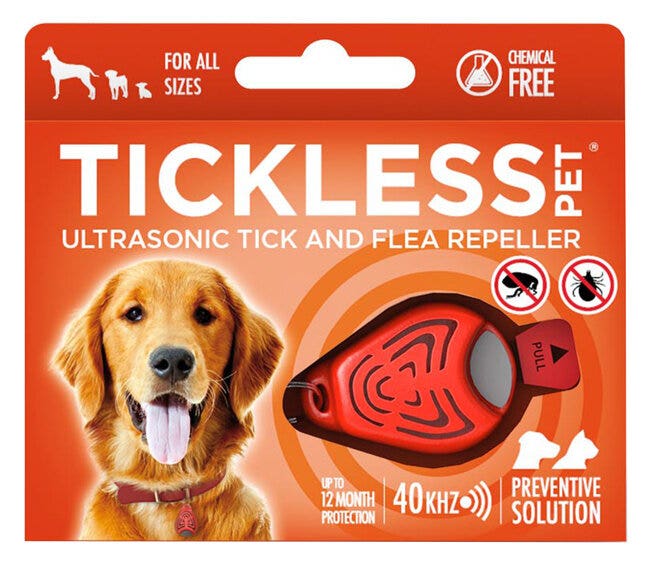 Tickless Pet Repellente Ad Ultrasuoni Colore Arancione-1