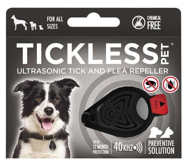 Tickless Pet Repellente Ad Ultrasuoni Colore Nero-1