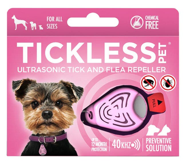 Tickless Pet Repellente Ad Ultrasuoni Colore Rosa-1